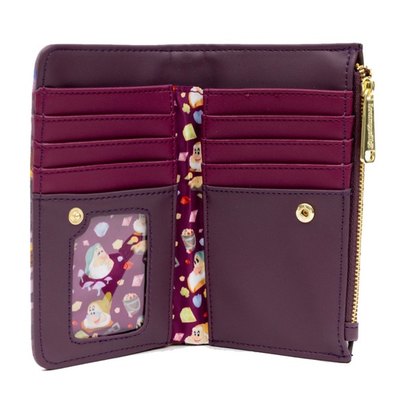 Loungefly Disney Snow White and the Seven Dwarfs AOP Backpack and Wallet